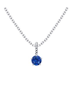 September Birthstone Silver Necklace SPE-5707